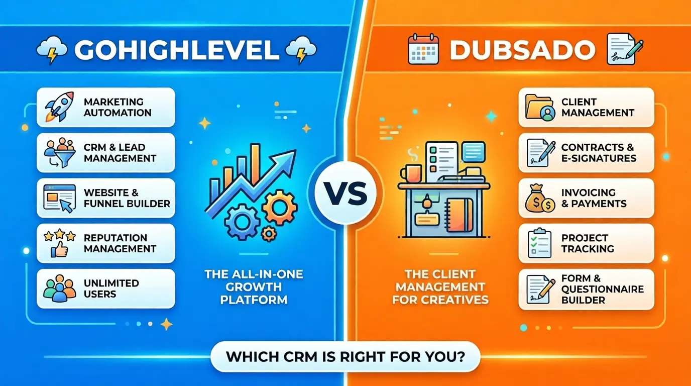 GoHighLevel vs Dubsado